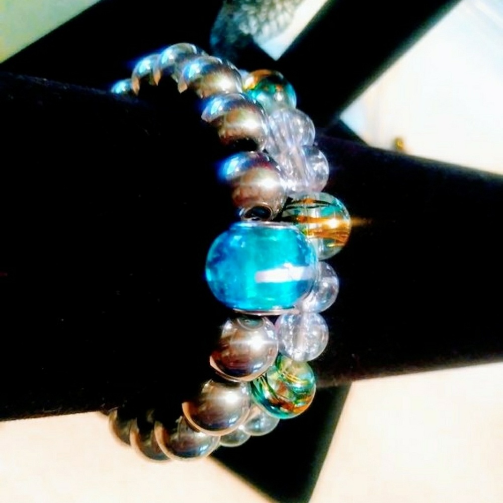 Glass Bracelet Set